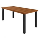 Mesa Para Área Gourmet Madeira Maciça - Athenas-1,60x0,90m - Paonanda Decor