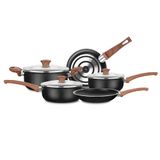 Conjunto De Panelas Preto Antiaderente Mta 5 Peças Ceramic+