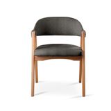 Cadeira Para Mesa De Jantar Gaia Linho Preto