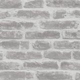 Papel De Parede Jackie Tijolo Cinza 6827-20