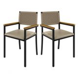 Cadeiras Para Área Gourmet Com Braço - Madri - Paonanda Decor