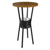 Mesa Bistrô Para Área Gourmet Com Cooler 0,70m - Bar - Paonanda Decor