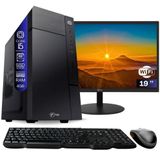 Computador I5 Ssd 120 Gb Memória 4gb Com Teclado-mouse, Rede Sem Fio, Monitor 19" E Windows Trial