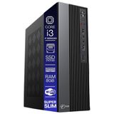 Computador Tob Slim Compacto 4 Geração Intel Core I3 Ssd 240gb Memória 8gb Rede Sem Fio Windows 10 Trial Desktop Pc Cpu