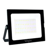 Refletor Led Elgin 50w 6500k Preto.