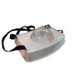 Bandeja Degustação Tampa - Modelo Cloche Alça Na Cor Preta