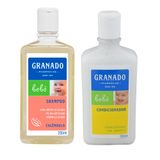 Kit Shampoo Granado Bebê Calêndula 250mle Condicionador Infantil Granado Bebê Tradicional 250ml