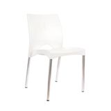 Cadeira De Design Boston Exterior Branca