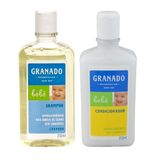 Kit Shampoo Infantil Granado Bebê Lavanda 250ml E Condicionador Infantil Granado Bebê Tradicional 250ml