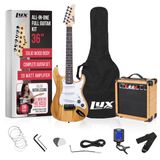 Guitarra Elétrica Lyxpro De 36 Polegadas Com Kit Para Crianças Tamanho 3/4