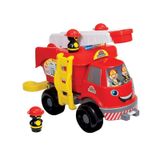 Caminhao Bombeiros Grande Com Som Mercotoys