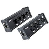 Cabo Xlr Breakout Lyxpro De 4 Canais E 3 Pinos Macho/fêmea Para Rj45