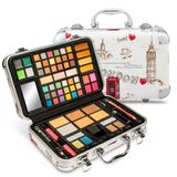 Kit De Maquiagem Vokai 41 Eye Shadows 7 Body Glitters 1 Delineador De Lábios