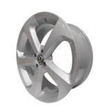 Kit 4 Rodas Aro17x7 Brooklyn 4x100 Prata Zk-956