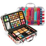 Kit De Maquiagem Vokai 41 Eye Shadows 7 Body Glitters 1 Delineador De Lábios