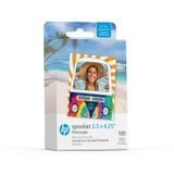 Papel Fotográfico Hp Sprocket Zink Sticky-back 3,5x4,25" 100p