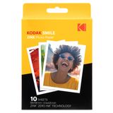 Papel Fotográfico Kodak Zink Premium 3,5 X 4,25 Polegadas (10 Folhas)