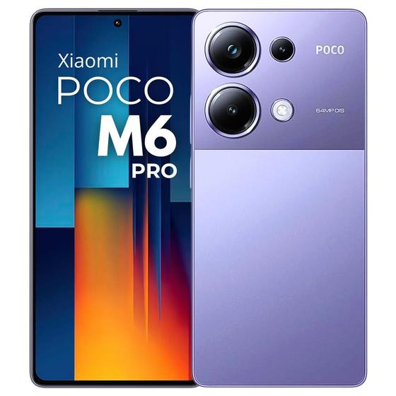 POCO M6 Pro 8GB RAM 256GB ROM パープル Poco M6 Pro Dual Sim de 256GB / 8GB RAM (Purple) Roxo - Carrefour