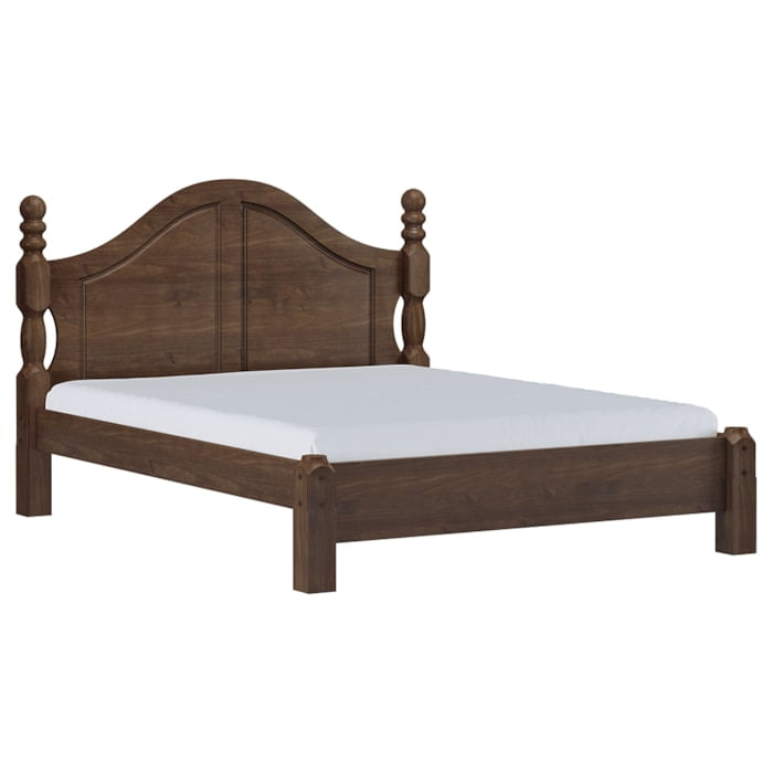 Cama Queen Classica Madeira Maciça 2260 Cafe Milani Store