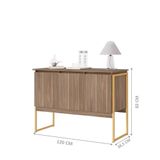 Buffet Aparador Com 3 Portas Miami Affara Dourado