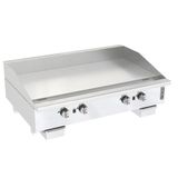 Chapa Manual De Mesa A Gás Venâncio Restaurant New 120cm R48ct-48gn