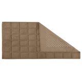 Toalha Piso Delicatta 50x100cm Marrom Escuro Teka