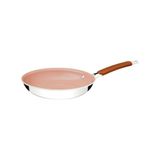 Frigideira Tramontina Romagna Aço Inox Alumínio Cerâmico Marfim 20 Cm 1 L Tramontina