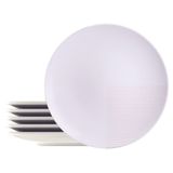 Kit Prato Raso Tramontina Grid Em Porcelana 28 Cm 06 Peças Tramontina