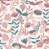 Papel De Parede Melody Abstract Flowers 51194503 - Rolo 10m X 0,53m
