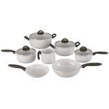 Jogo De Panelas Brinox Suprema Rev. Ceramico 7pcs - 7244/101 Vanilla