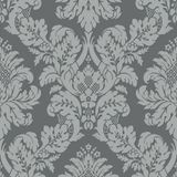 Papel De Parede Shimmer Damask Moderno Uk10435 - Rolo 10m X 0,52m