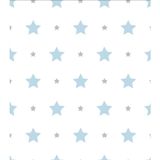 Papel De Parede Treboli Estrelas Azuis 5841 - Rolo 10m X 0,53m