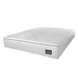 Colchão Casal Espuma D45 Lazio Pillow Top 138x188x29cm Branco Hellen - Suporta até 120kg por Pessoa