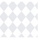 Papel De Parede Treboli Losangos Cinzas 5863 - Rolo 10m X 0,53m