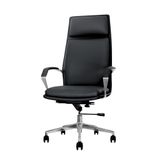 Cadeira De Escritório Home Office Presidente Orion Com Encosto E Assento Espuma Laminada D28 E Tecido Pu Base Giratória Aço Cromado