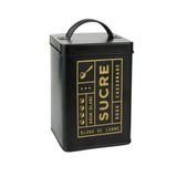 Lata Para Açucar Matt Black 17.5x11.5 Cm - 37010002 - La Petite Cuisine