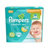 Fralda Pampers comfort sec XG