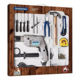 Kit De Ferramentas Furadeira 500w 110v 100 Peças Tramontina