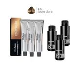 3 Colorações Vita Derm 8.0 + 3 Ox Vita Derm 20 Vol 90ml