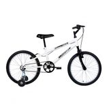 Bicicleta Aro 20 Infantil Mtb Boy Com Roda Lateral - Branco