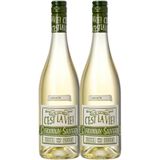 Kit 2 Garrafas Vinho Branco Albert Bichot C&#39;est La Vie 750ml