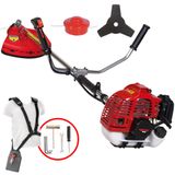 Roçadeira Profissional Lateral Kawashima Kw52l 51,7cc Á Gasolina Ideal Para Jardinagem E Agricultura