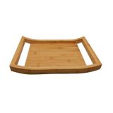 Bandeja Com Alça Em Bambu 45x35x5cm Kenya