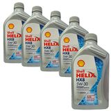 5 Litros De Óleo Lubrificante Do Motor Shell Helix Hx8 5w30 Api Sp 100% Sintético 5 Litros Óleo Motor Shell Helix Hx8 5w30 Api Sp Sintético