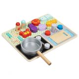 Brinquedo Conjunto Cozinha Didatico Tooky Toy Tj453