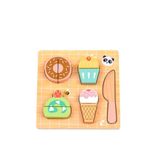 Brinquedo Didático Cortando Alimentos Docinhos Tokky Tou 10 Peças