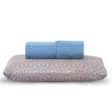 Jogo De Cama Lençol Solteiro Topchick 2 Peças Azul 80% Algodão 20% Poliéster