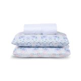 Jogo De Cama Lençol Queen Topchick 3 Peças Branco 100% Poliéster