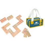 Brinquedo Dominó Em Mdf Com Bolsa-th457