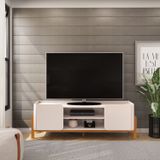 Bancada Para Sala De Jantar Cher 180x60,5x44,5cm Off White/cedro